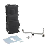 Holley 302-3BK  GM LS Swap Oil Pan - Black - Additional Front Clearance