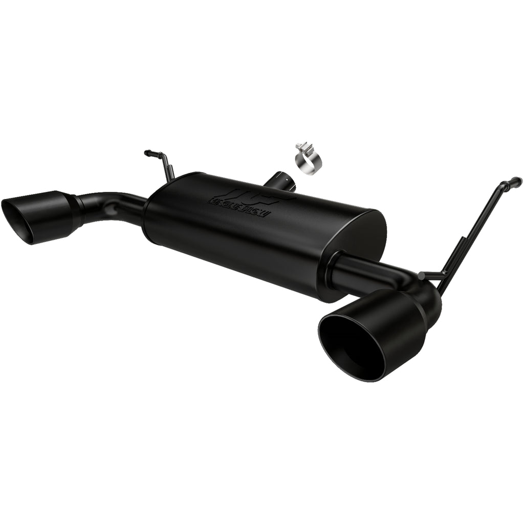 MagnaFlow Exhaust Products 15160 Street Series Black Coated Axle Back System for Select Jeep Wrangler, Jeep Wrangler JK