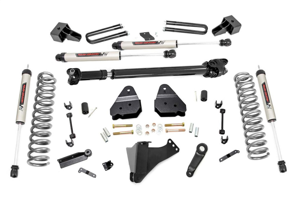 Rough Country 55971 Suspension Lift Kit w/V2 Shocks for Select Ford F-350 Super Duty