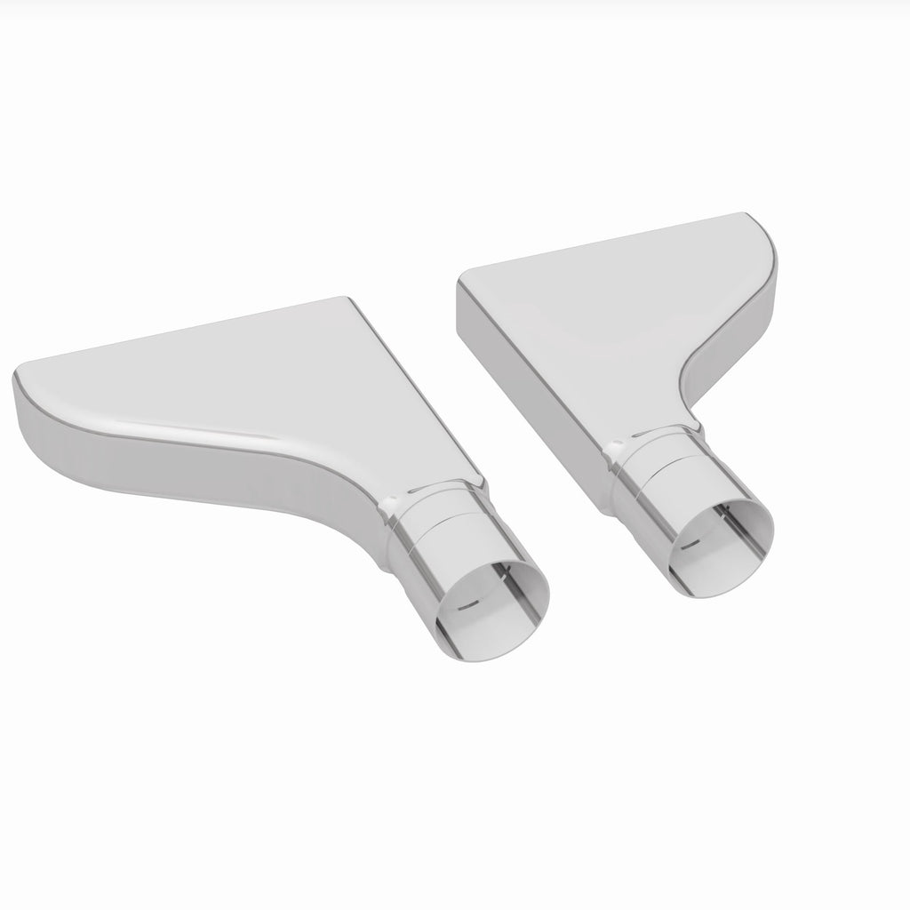 MagnaFlow Exhaust Products 35150 Exhaust Tip Set - Rectangle - 2.25In.