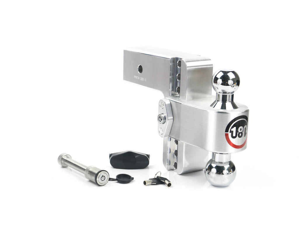 180-Turnover-Ball-6-Drop-Hitch-W-3-Shank--Chrome-Plated-2--2516-Ball-WW503-Keyed-Alike