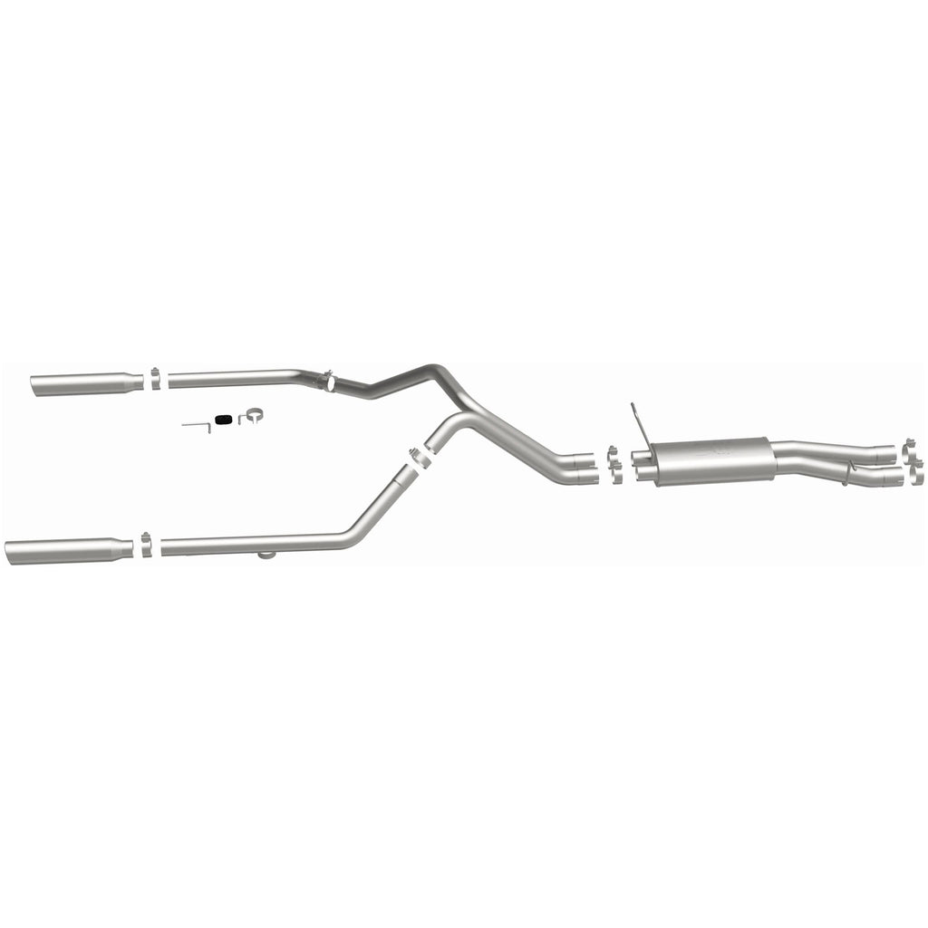 MagnaFlow Exhaust Products 15829 Street Series Polished Cat-Back System for Select Chevrolet Silverado HD, Chevrolet Silverado HD Classic, GMC Sierra HD, GMC Sierra HD Classic