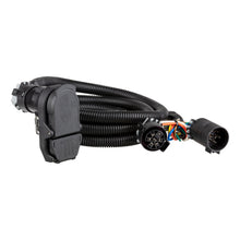 Load image into Gallery viewer, CURT 56003 7' Custom Wiring Extension Harness (Adds 4-Way, 7-Way RV Blade to Truck Bed) for Select Chevrolet Silverado 1500, Chevrolet Silverado LTD, Chevrolet Silverado HD, Chevrolet Silverado HD, GMC Sierra 1500, GMC Sierra Limited, GMC Sierra HD, GMC