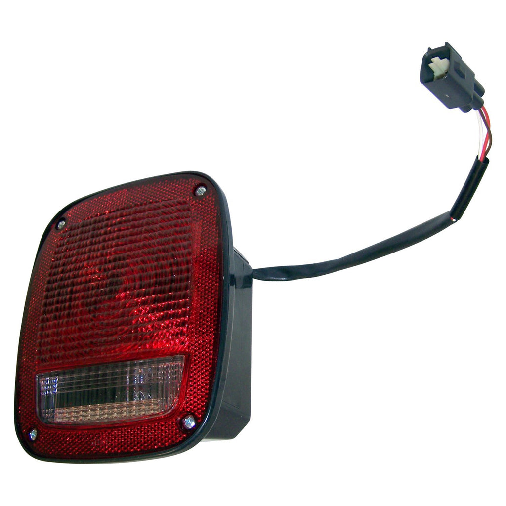 Crown Automotive Jeep Replacement 56018648AC Right Tail Lamp for Jeep 1998-2006 TJ Wrangler, Has Square 4-Prong Connector for Select Jeep TJ, Jeep Wrangler