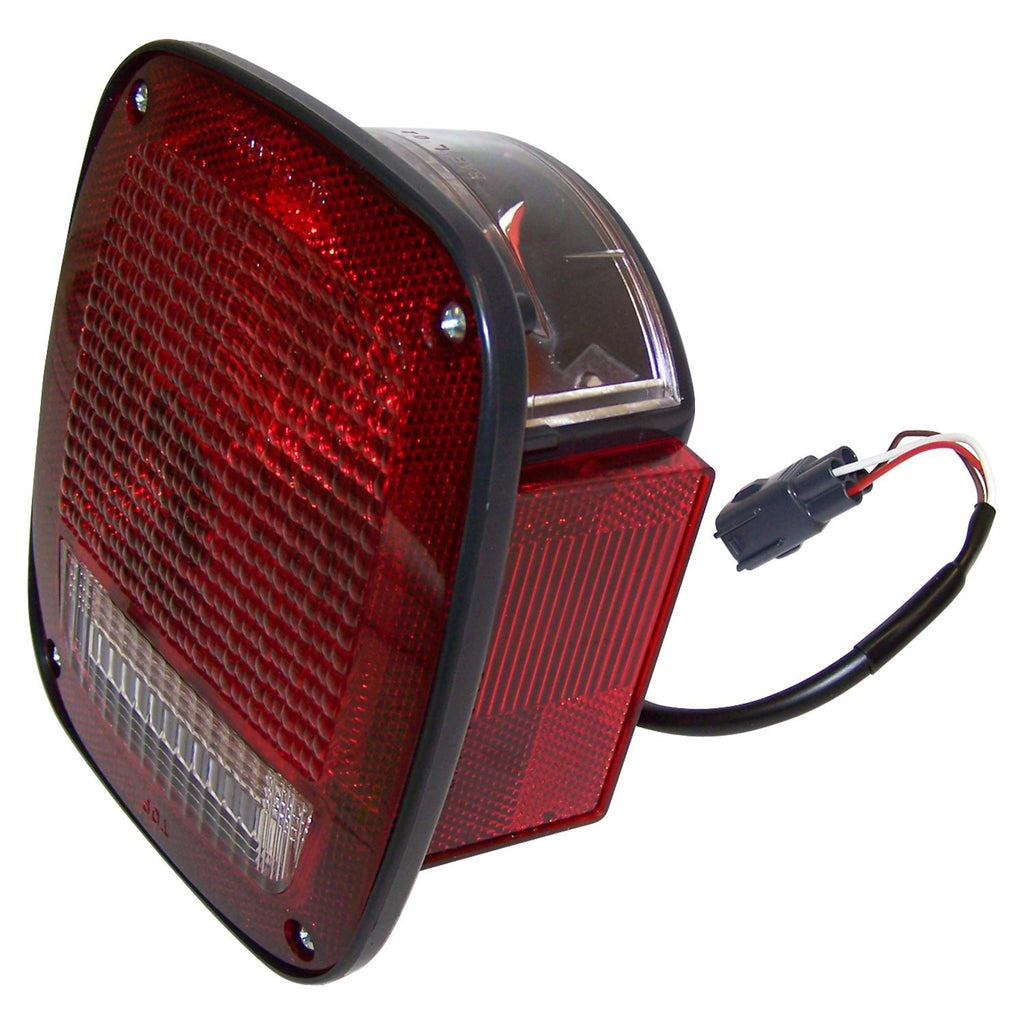 Crown Automotive Jeep Replacement 56018649AC Left Tail Lamp for Jeep 1998-2006 TJ Wrangler, Has Square 4-Prong Connector for Select Jeep TJ, Jeep Wrangler