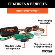 Load image into Gallery viewer, CURT 56029 Custom Wiring Connector, 4-Way Flat Output, Select Honda Element
