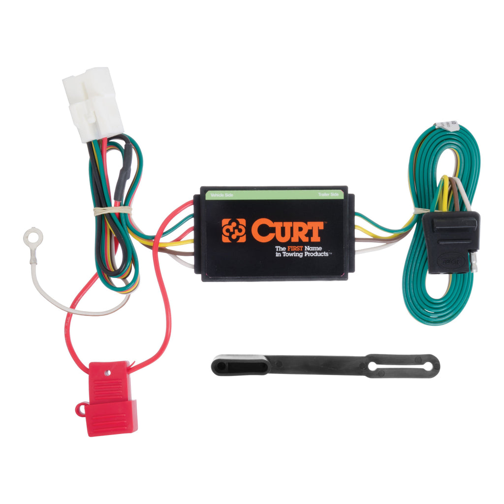 CURT 56040 Custom Wiring Connector, 4-Way Flat Output, Select Subaru Vehicles