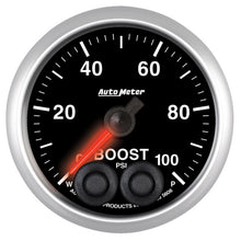 Load image into Gallery viewer, AutoMeter 5606 GAUGE, BOOST, 2 1/16", 100PSI, DIGITAL STEPPER MOTOR W/PEAK &amp; WARN, ELITE