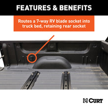Load image into Gallery viewer, CURT 56070010 7' Custom Wiring Extension Harnesses (Adds 7-Way RV Blade to Truck Bed, 10-Pack) for Select Chevrolet Silverado 1500, Chevrolet Silverado Classic, Chevrolet Silverado HD, Chevrolet Silverado HD Classic, Chevrolet Silverado LD, Chevrolet