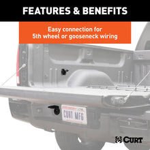 Load image into Gallery viewer, CURT 56070 7' Custom Wiring Extension Harness (Adds 7-Way RV Blade to Truck Bed, Packaged) for Select Chevrolet Silverado 1500, Chevrolet Silverado Classic, Chevrolet Silverado HD, Chevrolet Silverado HD Classic, Chevrolet Silverado LD, Chevrolet