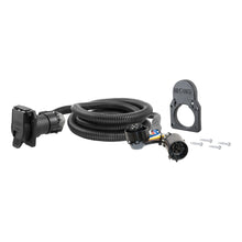 Load image into Gallery viewer, CURT 56072 7' GM Wiring Extension Harness &amp; Cover (Adds 7-Way RV Blade to Truck Bed) for Select Chevrolet Silverado 1500, Chevrolet Silverado LTD, Chevrolet Silverado HD, Chevrolet Silverado HD, GMC Sierra 1500, GMC Sierra Limited, GMC Sierra HD, GMC