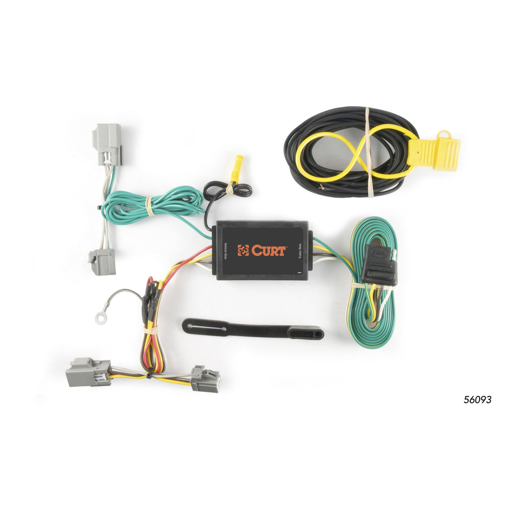 CURT 56093 Custom Wiring, 4-Way Flat Output, Select Ford Taurus, Explorer, Lincoln MKS