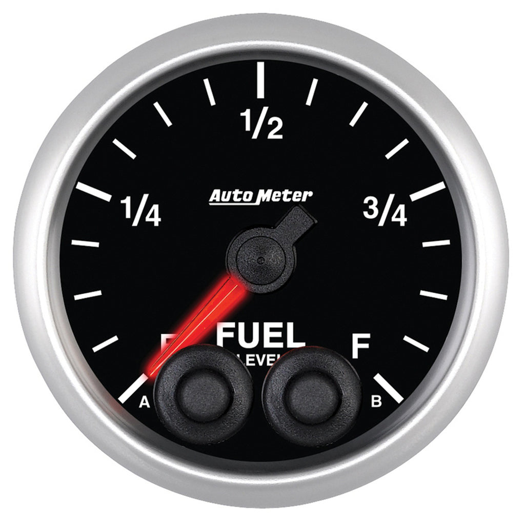 AutoMeter 5609 GAUGE, FUEL LEVEL, 2 1/16", 0-280O PROGRAMMABLE, ELITE