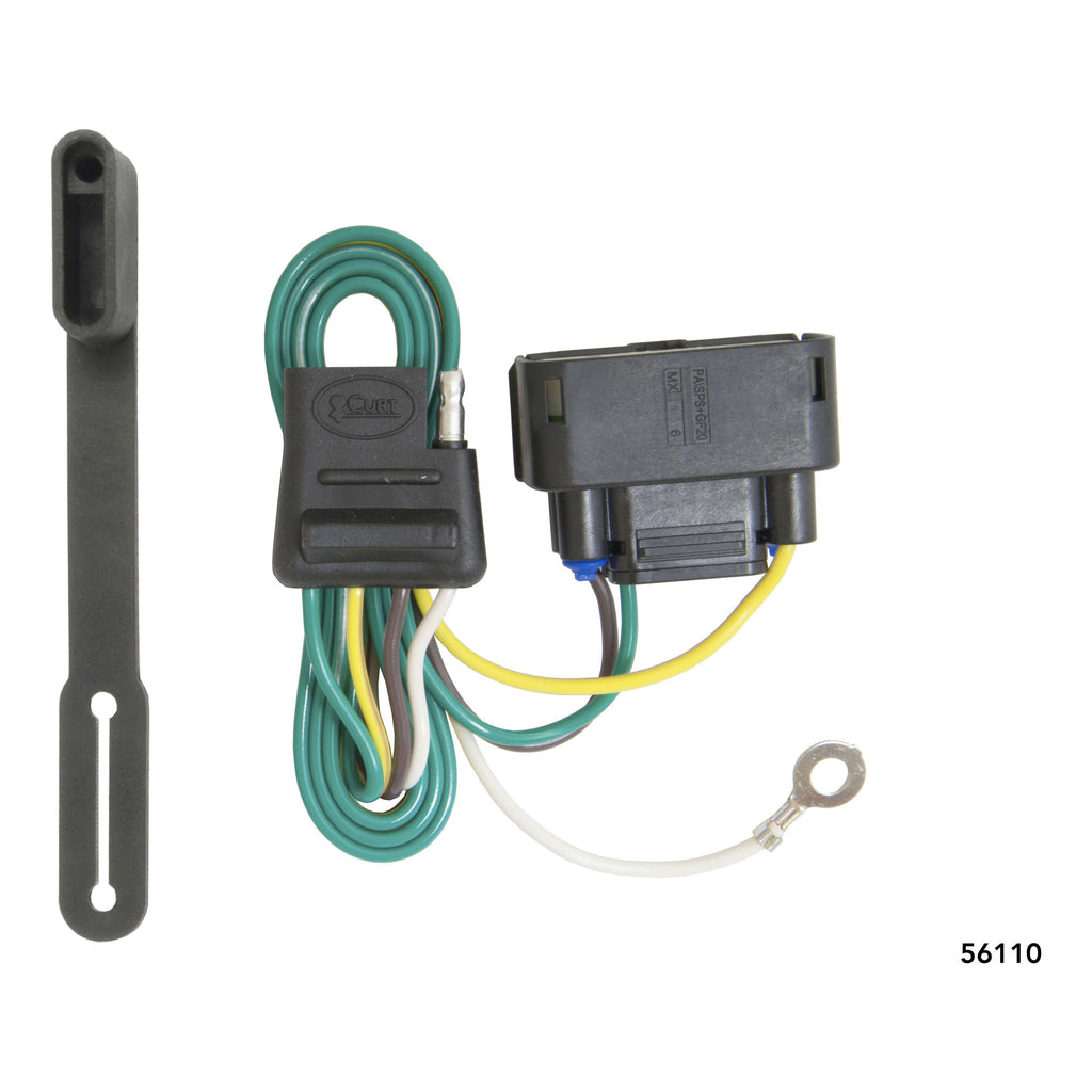 CURT 56110 Custom 4-Flat, Select Ford F-150, OEM Tow Package Required