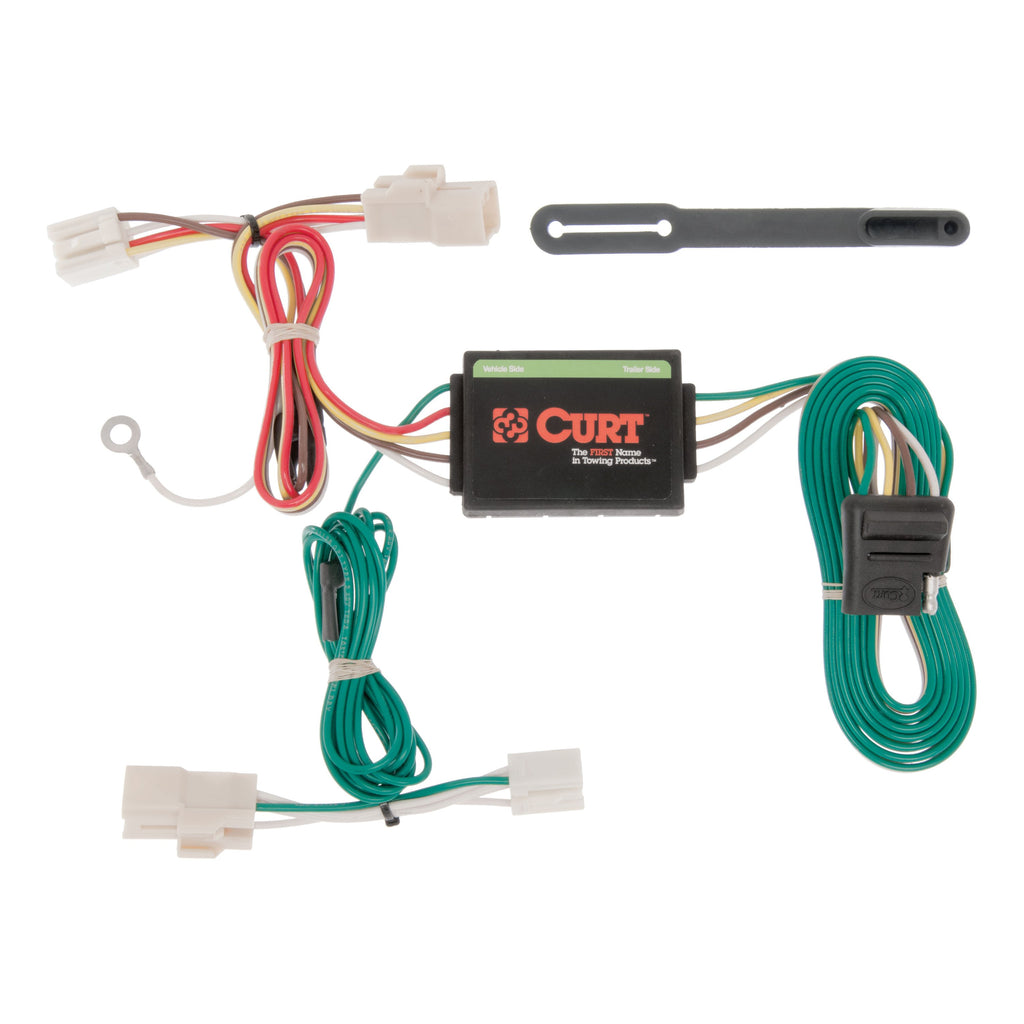 CURT 56149 Custom Wiring Harness, 4-Way Flat Output, Select Hyundai Accent Sedan