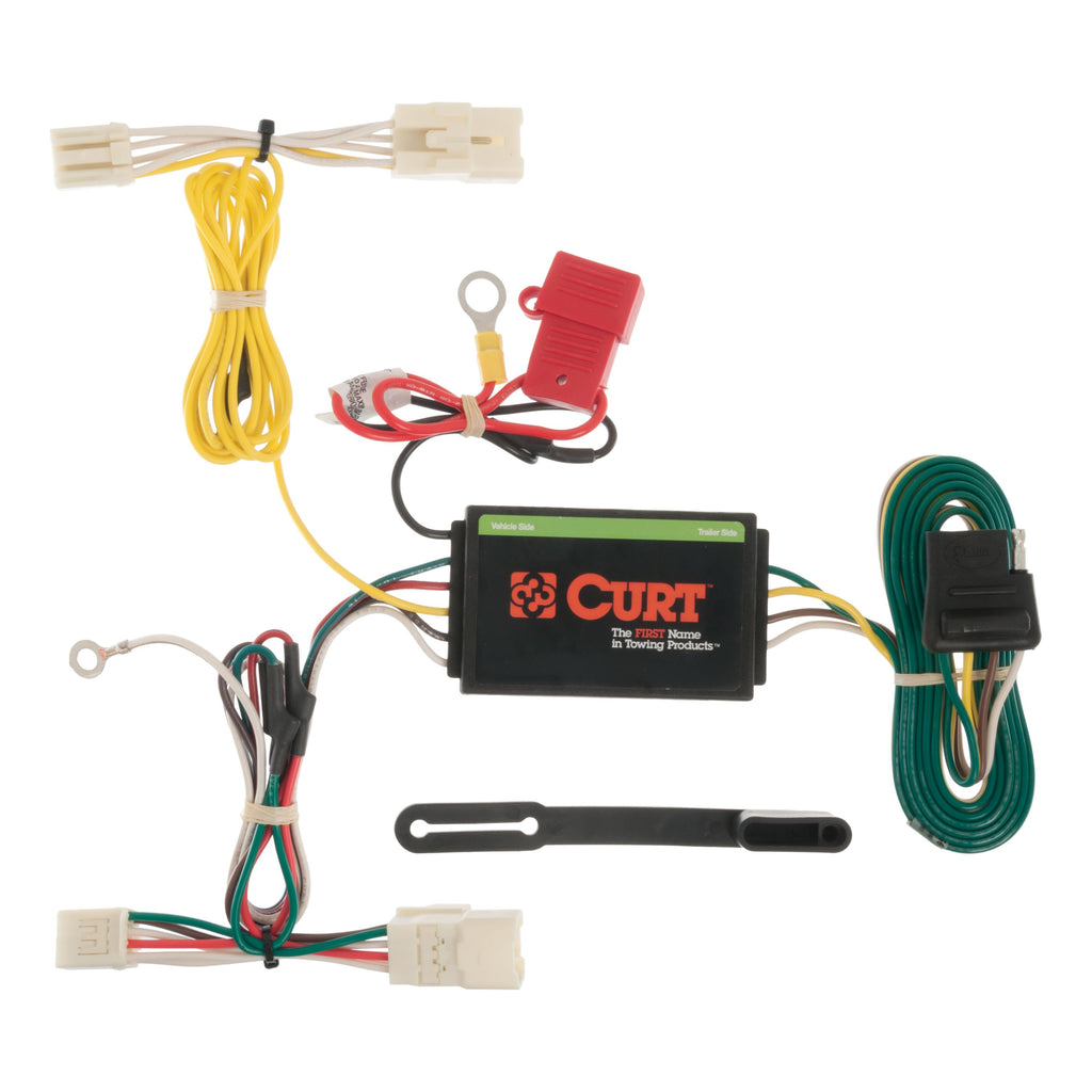 CURT 56156 Custom Wiring Harness, 4-Way Flat Output, Select Toyota Prius V