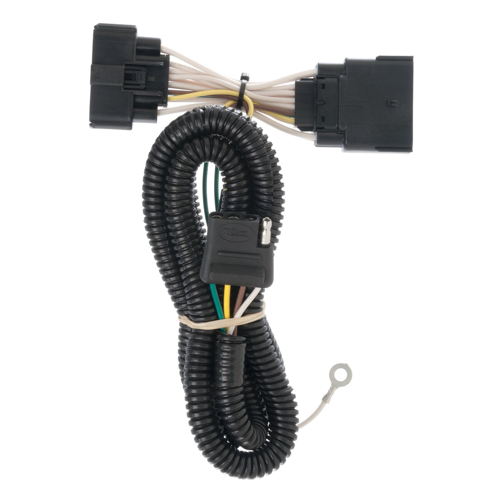 CURT 56172 Custom Wiring Harness, 4-Way Flat Output, Select Ford Explorer