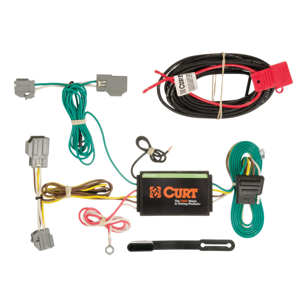 CURT 56188 Custom Wiring Harness, 4-Way Flat Output, Select Chevrolet Impala