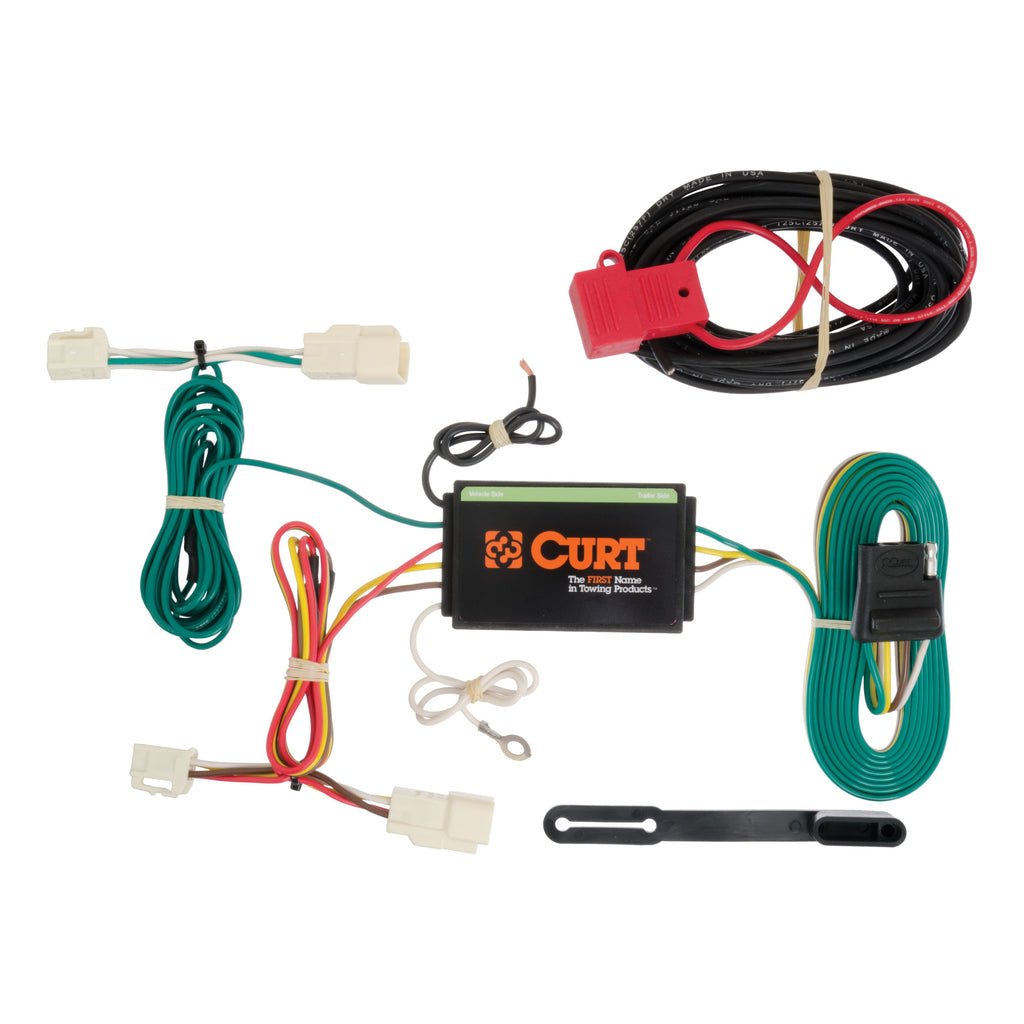 CURT 56189 Custom Wiring Harness, 4-Way Flat Output, Select Mitsubishi Outlander