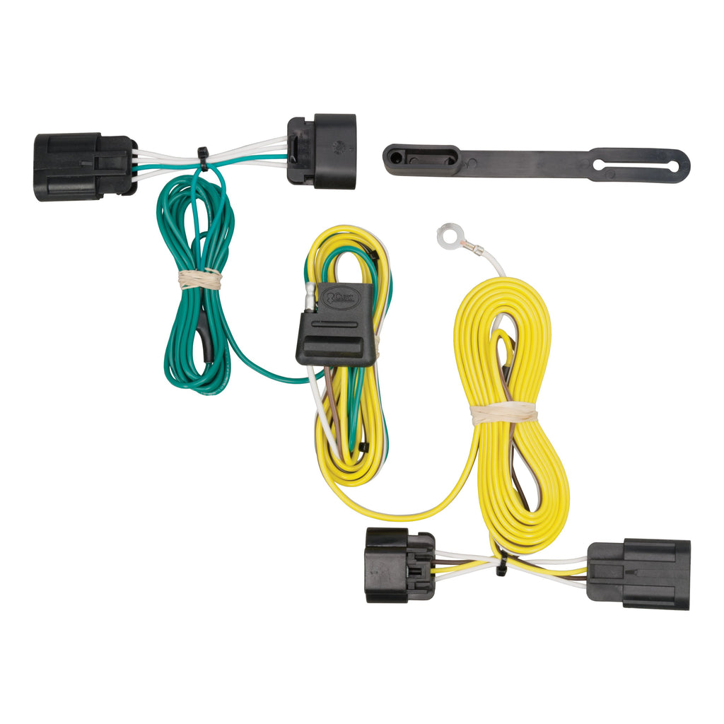 CURT 56197 Custom Wiring Harness, 4-Way Flat Output, Select Chevrolet Camaro