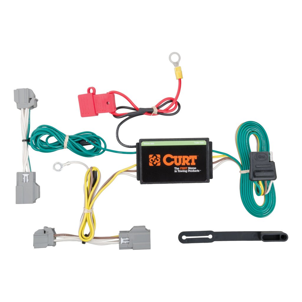 CURT 56207 Custom Wiring Harness, 4-Way Flat Output, Select Cadillac CTS Sedan
