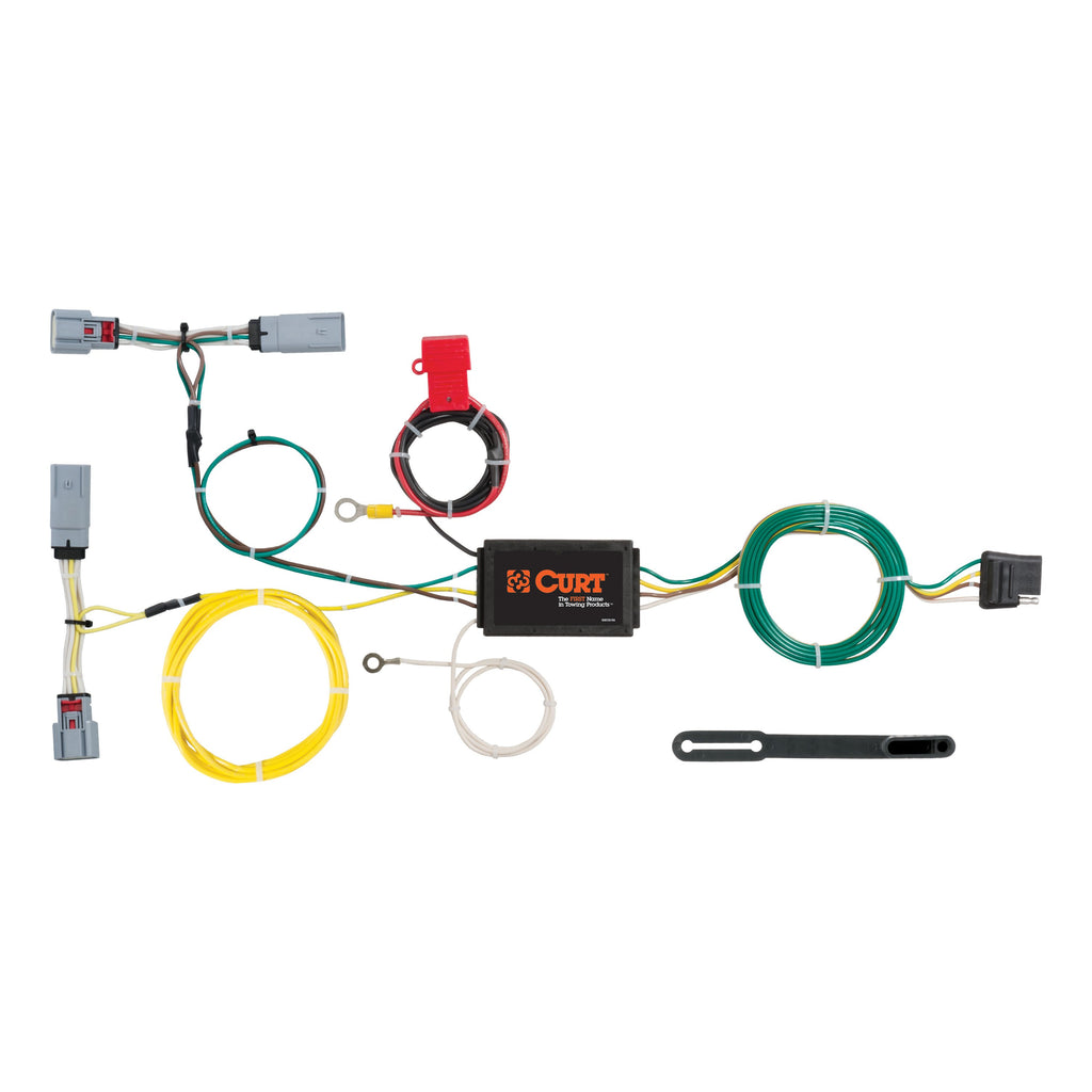CURT 56235 Custom Wiring Harness, 4-Way Flat Output, Select Chrysler 300