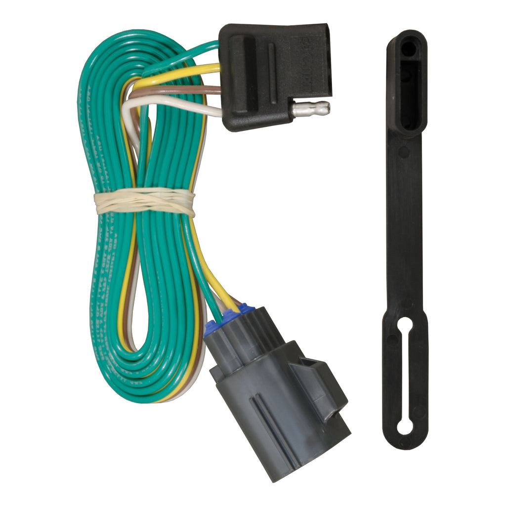 CURT 56245 Custom 4-Flat, Select Traverse, Acadia, Enclave, OEM Tow Package Required