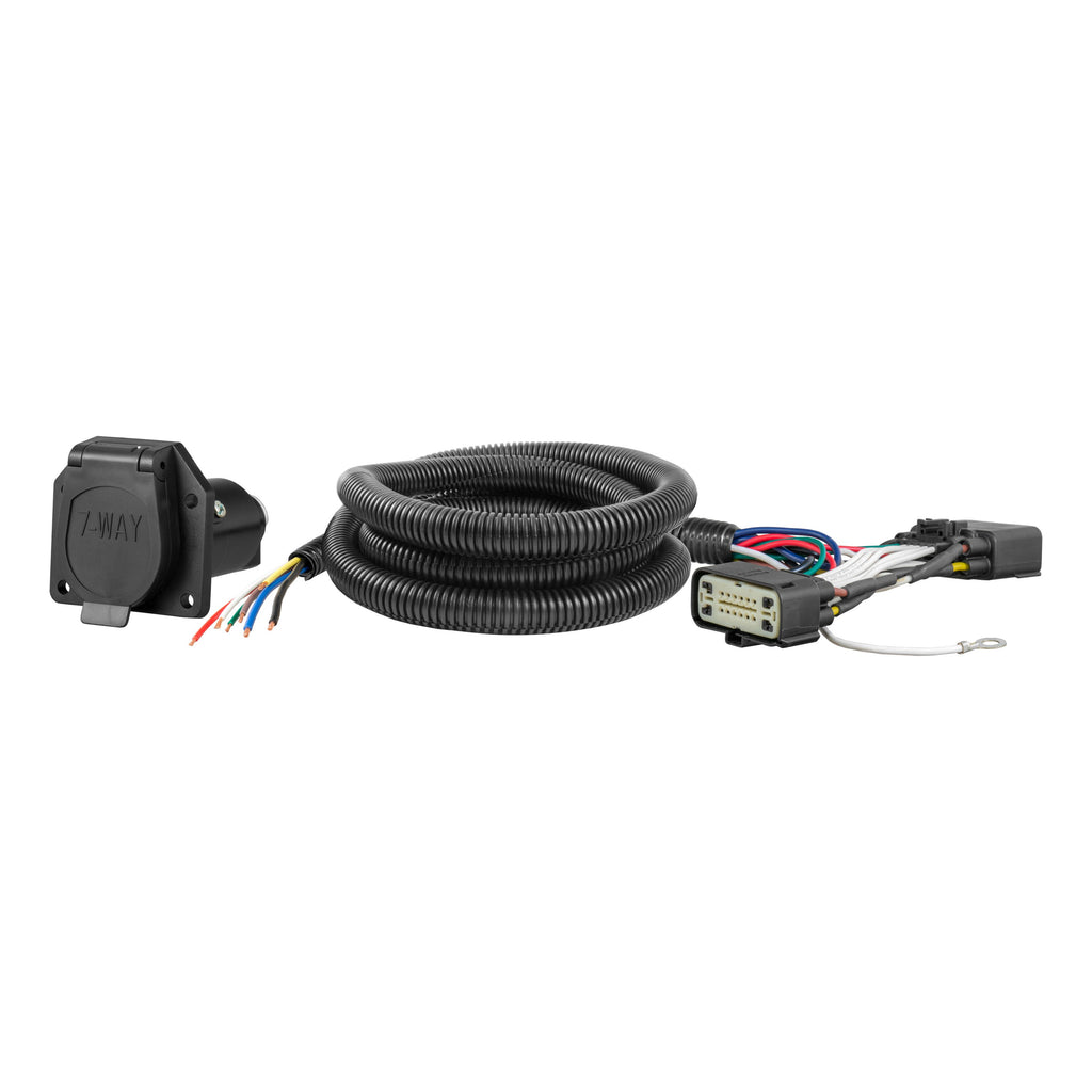 CURT 56278 Custom Wiring Harness, 7-Way RV Blade Output, Select Ford Explorer