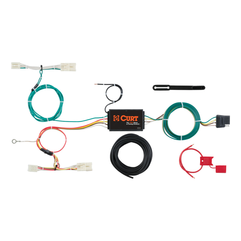 CURT 56283 Custom Wiring Harness; 4-Way Flat Output; Select Hyundai Elantra Sedan Limited - Truck Part Superstore