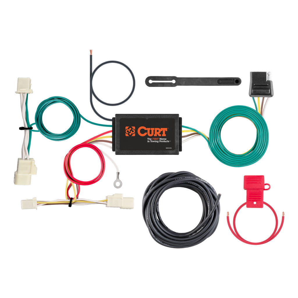 CURT 56316 Custom Wiring Harness, 4-Way Flat Output, Select Hyundai Elantra Sedan Limited