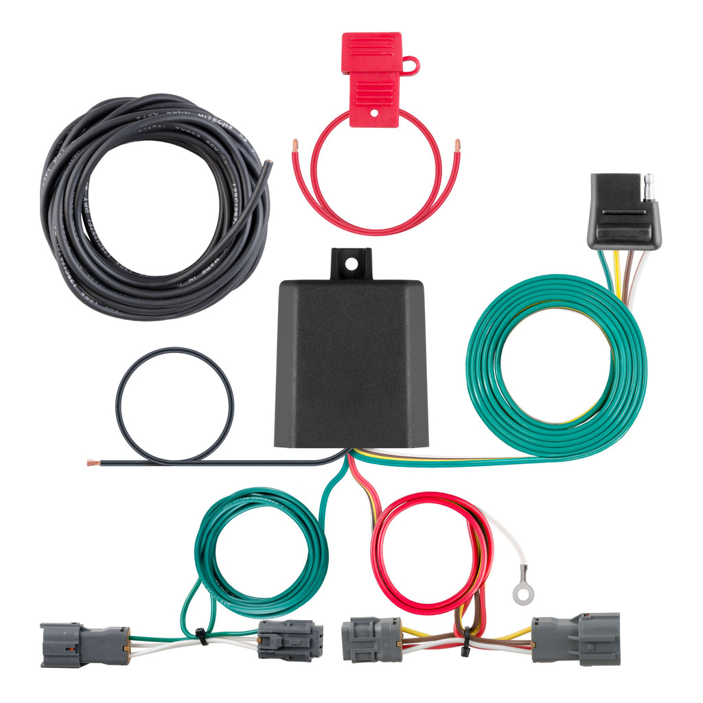 CURT 56328 Custom Wiring Harness, 4-Way Flat Output, Select Kia Sorento