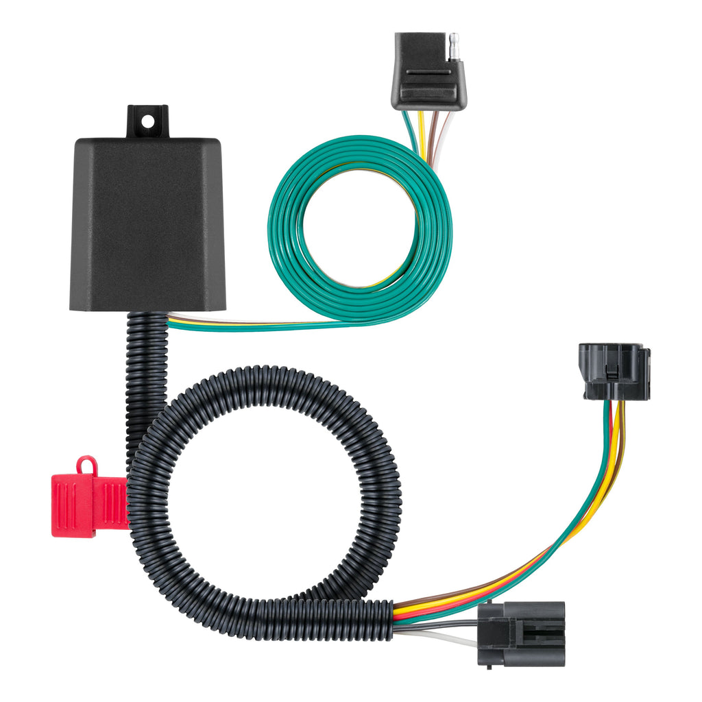CURT 56332 Custom 4-Flat, Select Hyundai and Kia Vehicles, OEM Tow Package Required