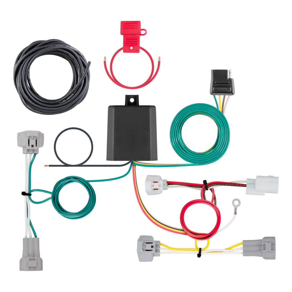 CURT 56349 Custom Wiring Harness, 4-Way Flat Output, Select Toyota Tacoma