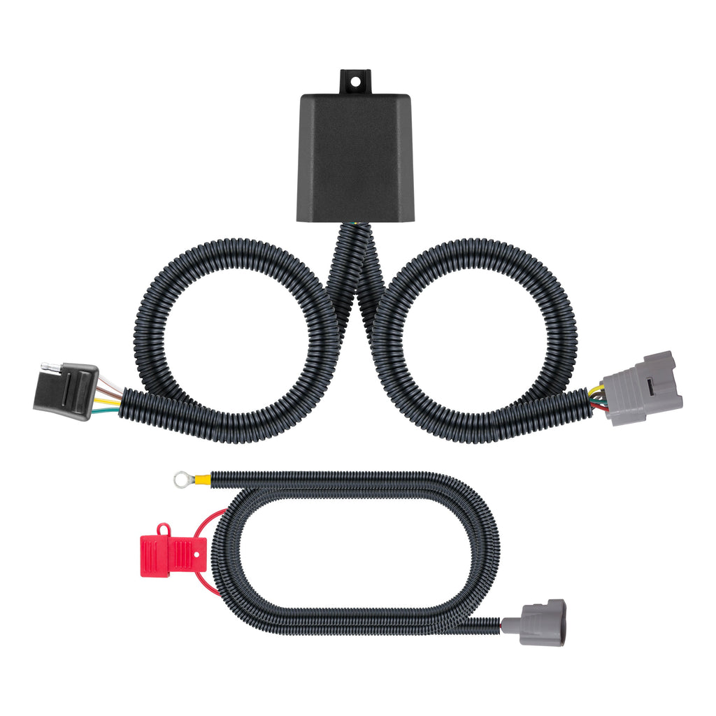 CURT 56438 Custom Wiring Connector, 4-Way Flat Output, Select Toyota Tundra