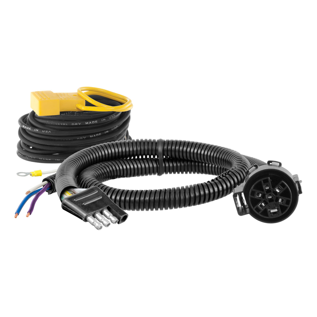 CURT 56476 Electrical Adapter (4-Way Flat Vehicle to USCAR)