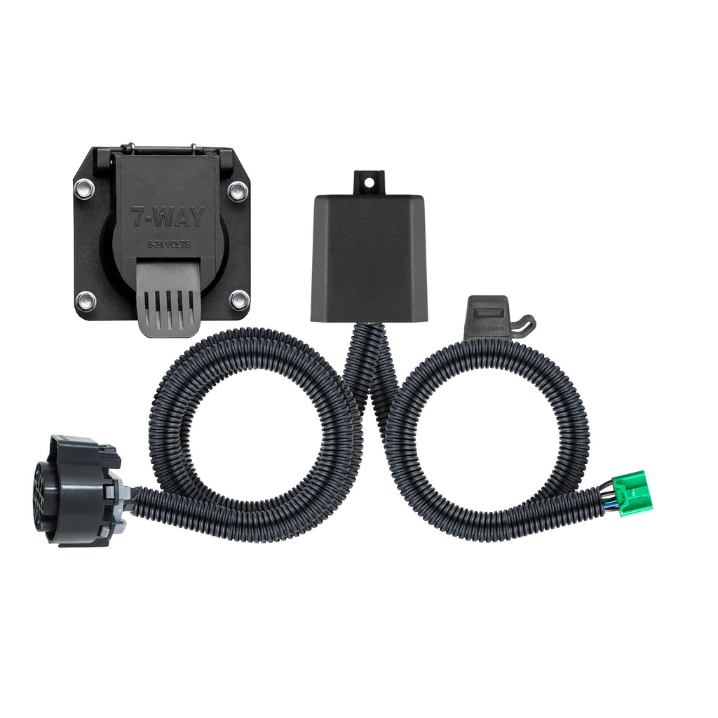 CURT 56518 Custom Wiring Harness, 7-Way RV Blade Output, Select Honda Pilot
