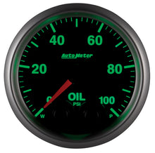 Load image into Gallery viewer, AutoMeter 5652 GAUGE, OIL PRESS, 2 1/16", 100PSI, STEPPER MOTOR W/PEAK &amp; WARN, ELITE