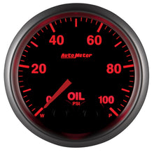 Load image into Gallery viewer, AutoMeter 5652 GAUGE, OIL PRESS, 2 1/16", 100PSI, STEPPER MOTOR W/PEAK &amp; WARN, ELITE