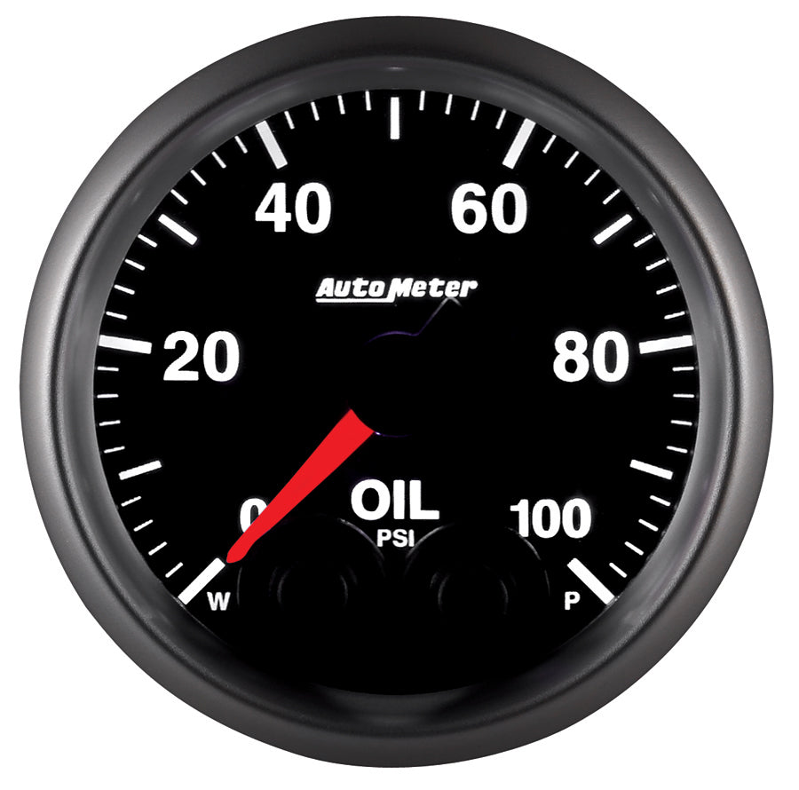 AutoMeter 5652 GAUGE, OIL PRESS, 2 1/16", 100PSI, STEPPER MOTOR W/PEAK & WARN, ELITE