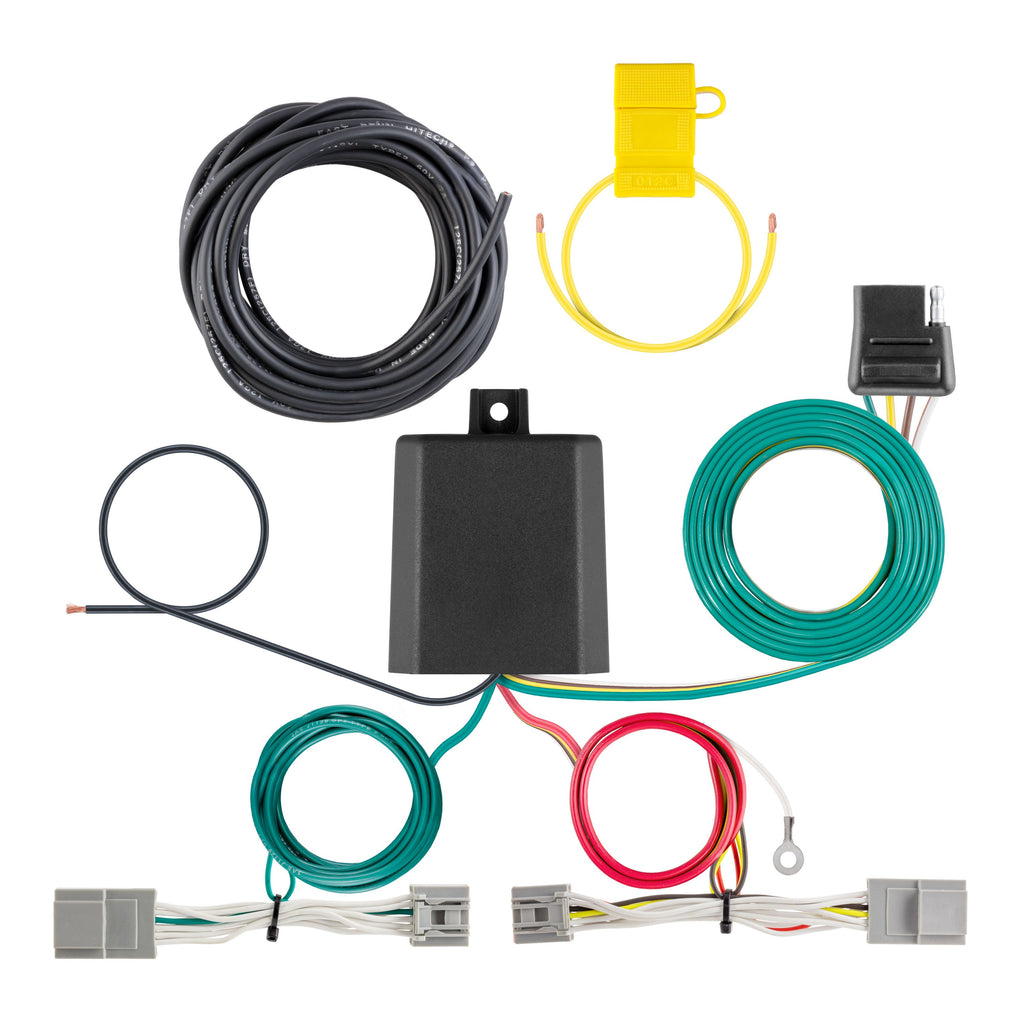 CURT 56539 Custom Wiring Harness, 4-Way Flat Output, Select Lincoln Nautilus
