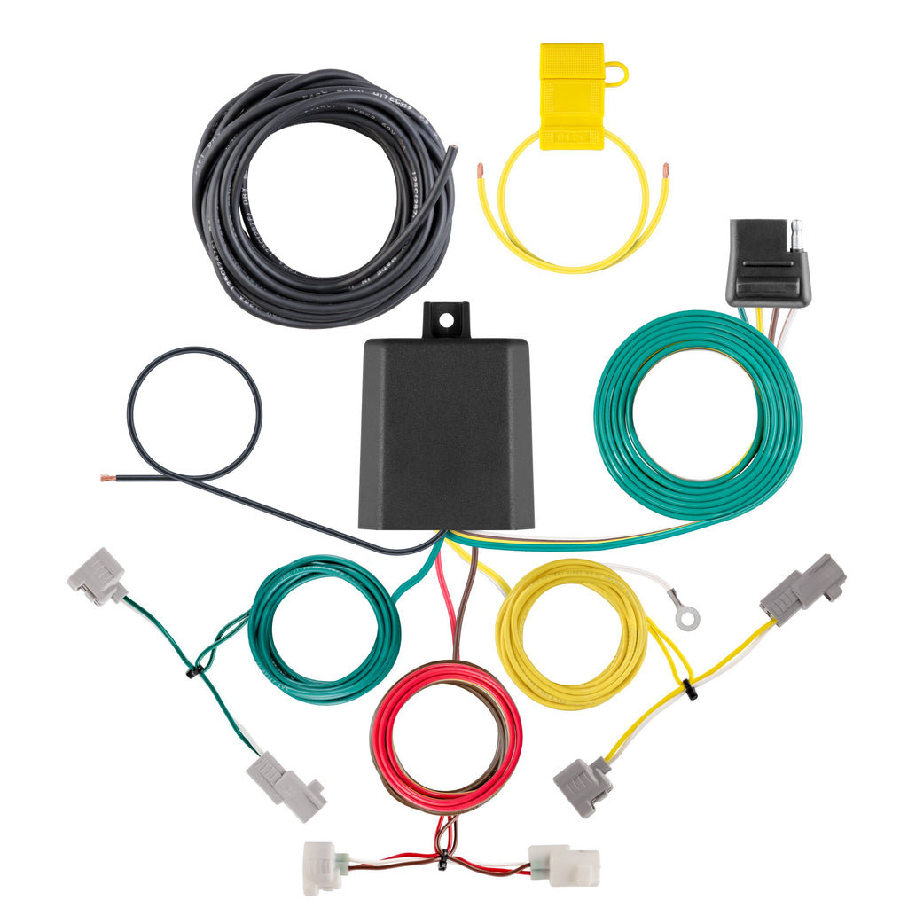 CURT 56540 Custom Wiring Harness, 4-Way Flat Output, Select Toyota Camry