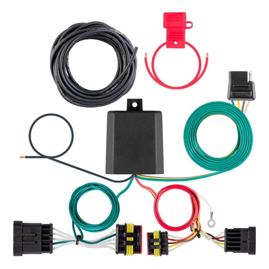 CURT 56559 Custom Wiring Harness, 4-Way Flat Output, Fits Select Infiniti QX50