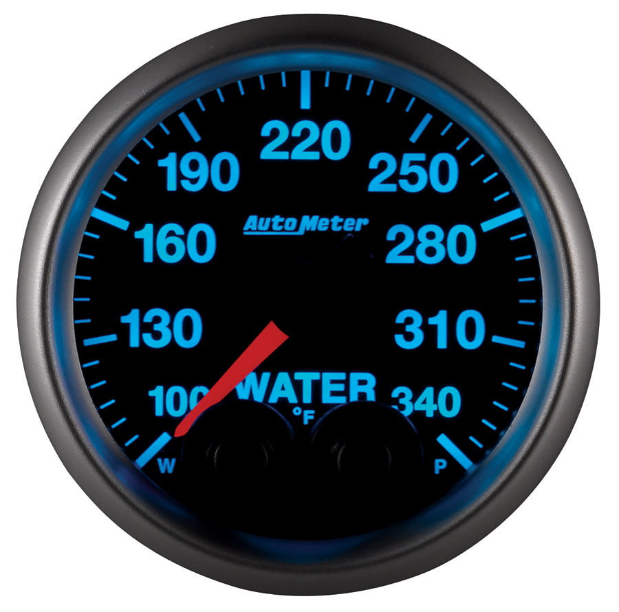 AutoMeter 5655 GAUGE, WATER TEMP, 2 1/16", 340?F, STEPPER MOTOR W/PEAK & WARN, ELITE