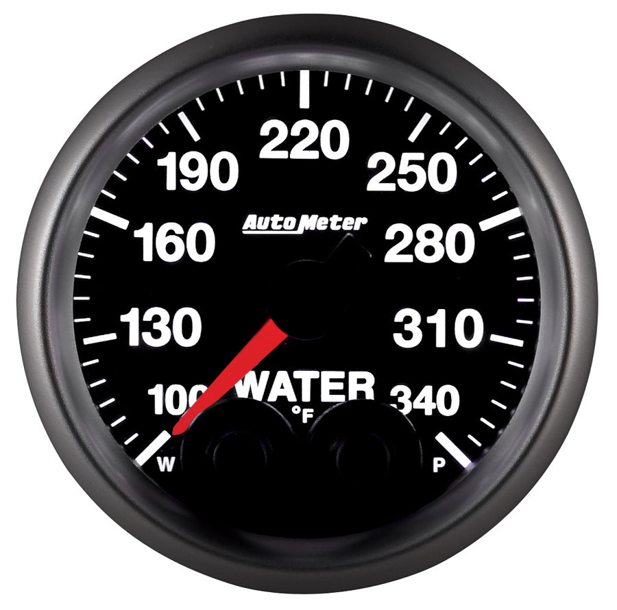 AutoMeter 5655 GAUGE, WATER TEMP, 2 1/16", 340?F, STEPPER MOTOR W/PEAK & WARN, ELITE