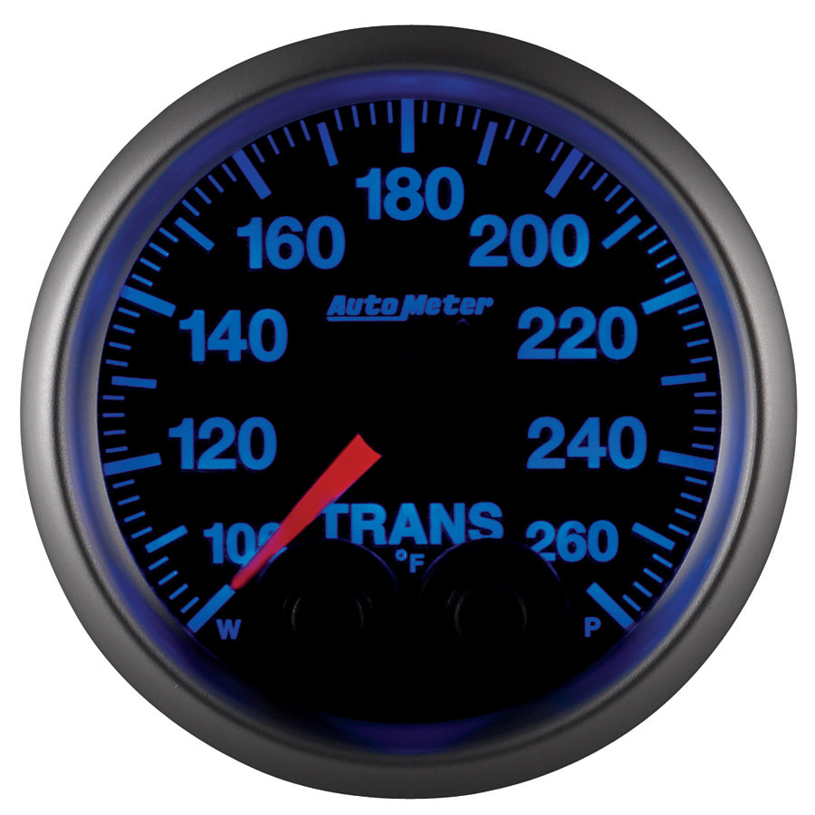 AutoMeter 5658 GAUGE, TRANS TEMP, 2 1/16", 260?F, STEPPER MOTOR W/PEAK & WARN, ELITE
