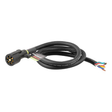 Load image into Gallery viewer, CURT 56601 Replacement 7-Way RV Blade with 6' Wires (Trailer Side)