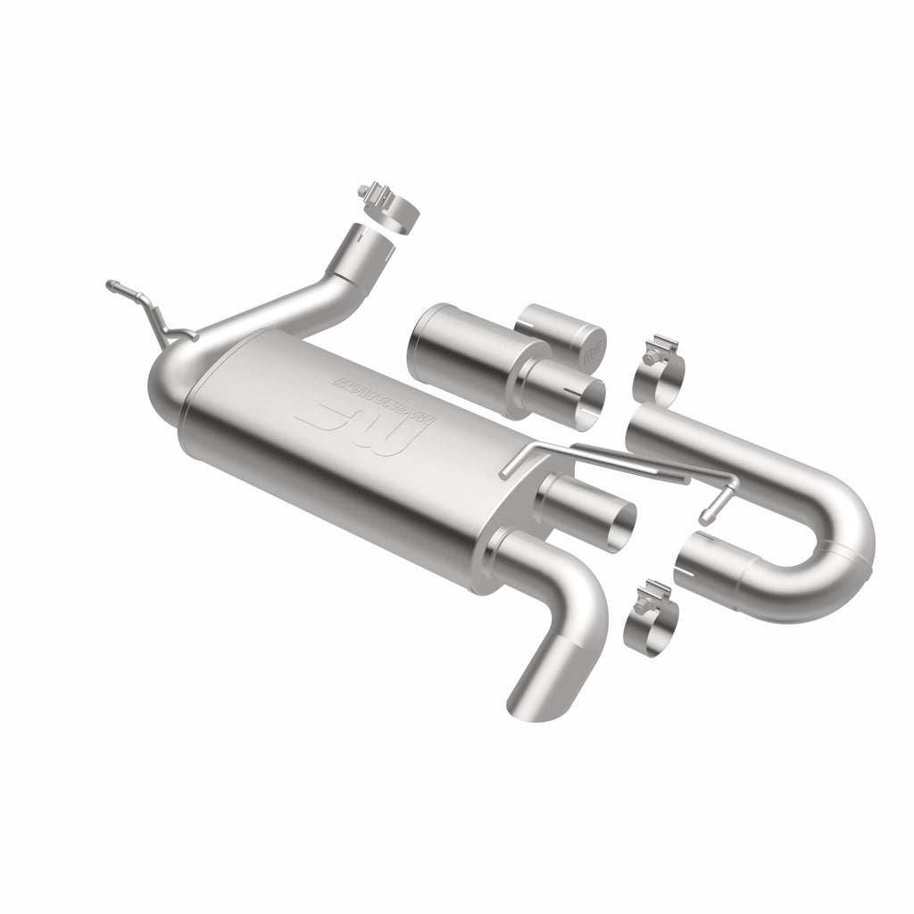 MagnaFlow Exhaust Products 19668 Overland Series Axle Back System for Select Jeep Wrangler, Jeep Wrangler JK