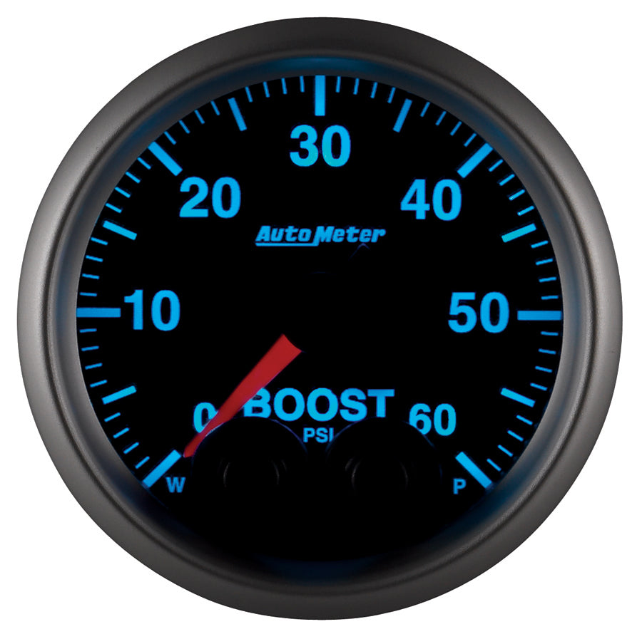 AutoMeter 5670 GAUGE, BOOST, 2 1/16", 60PSI, DIGITAL STEPPER MOTOR W/PEAK & WARN, ELITE