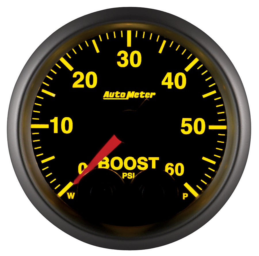 AutoMeter 5670 GAUGE, BOOST, 2 1/16", 60PSI, DIGITAL STEPPER MOTOR W/PEAK & WARN, ELITE