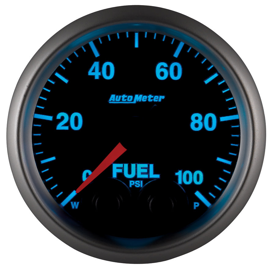 AutoMeter 5671 GAUGE, FUEL PRESS, 2 1/16", 100PSI, DIGITAL STEPPER MOTOR W/PEAK & WARN, ELITE